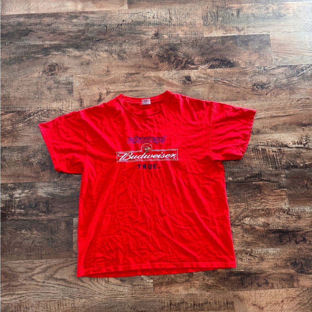 Red Budweiser shirt